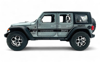 Jeep Wrangler 1:24 diecast scale model car collectible.