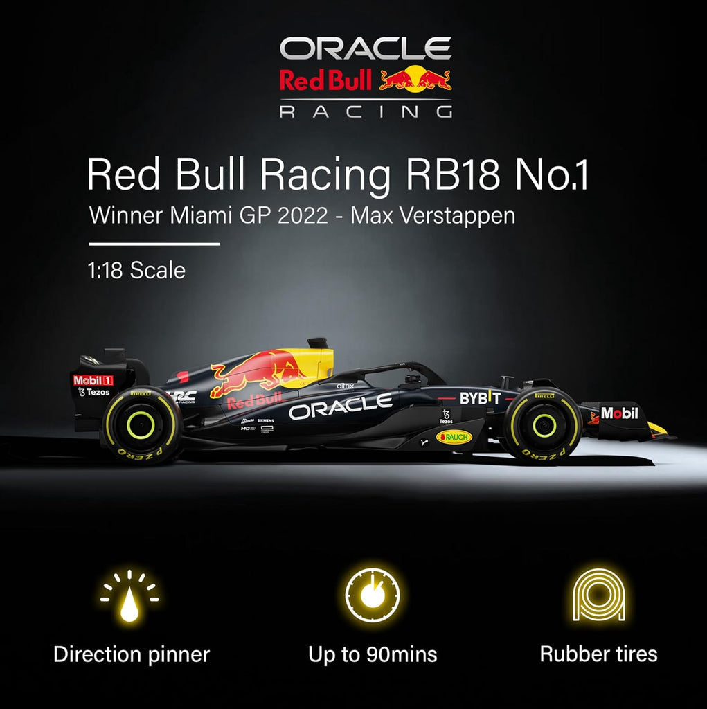 Rastar Authentic Licensed Redbull Rb18 RC Car - Detailed Design, 2.4GHz Control