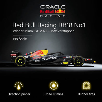 Rastar Authentic Licensed Redbull Rb18 RC Car - Detailed Design, 2.4GHz Control
