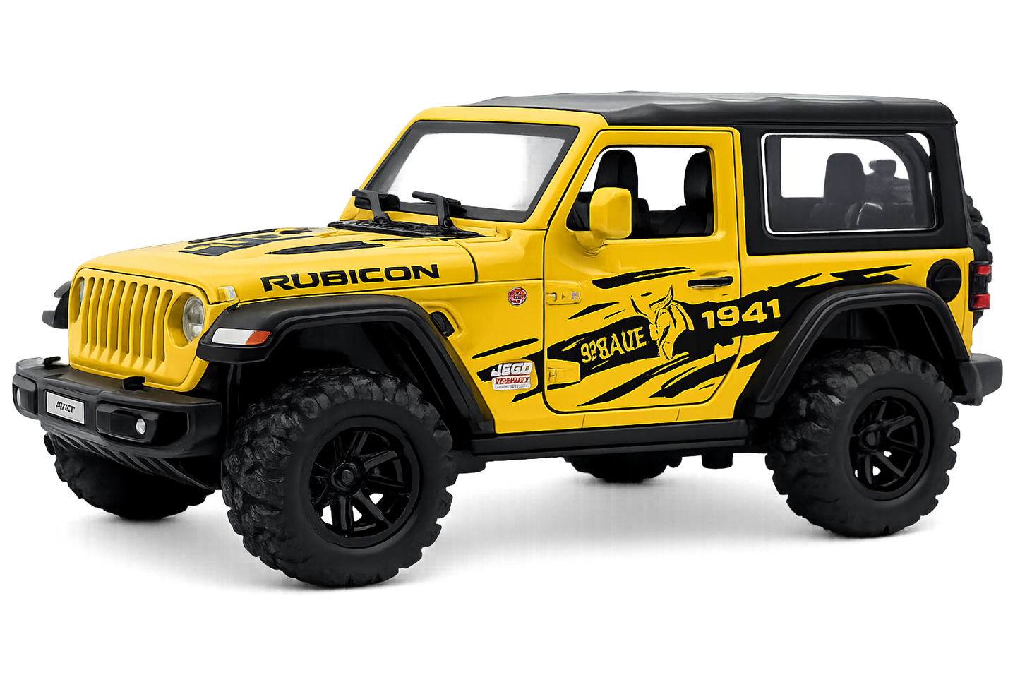 Jeep Wrangler Rubicon 1:24 Diecast Scale Model Car